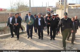 تصویری/ سفر معاون وزیر راه و شهرسازی به منطقه ارسباران (۱)