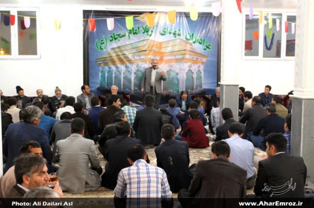تصویری/ مراسم افتتاح حسینیه هیئت عزاداران  امام سجاد (ع) اهر