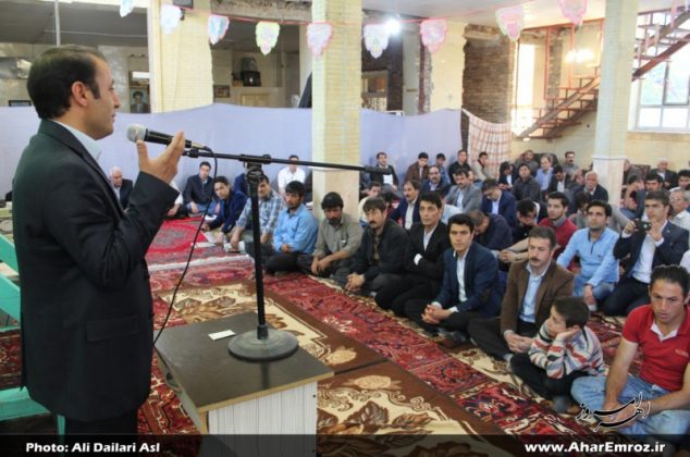 تصویری/ همایش حامیان دکتر بهبود جعفری در مسجد مسگرخانه اهر