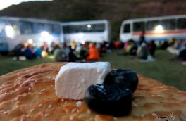 تصویری/ همایش افطاری کوهنوردان اهری در ارتفاعات ییلاقی رشته کوه گویجه بیل