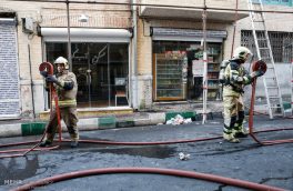 آتش سوزی در بازار امیر کبیر تبریز/ سه نفر دچار سوختگی شدند