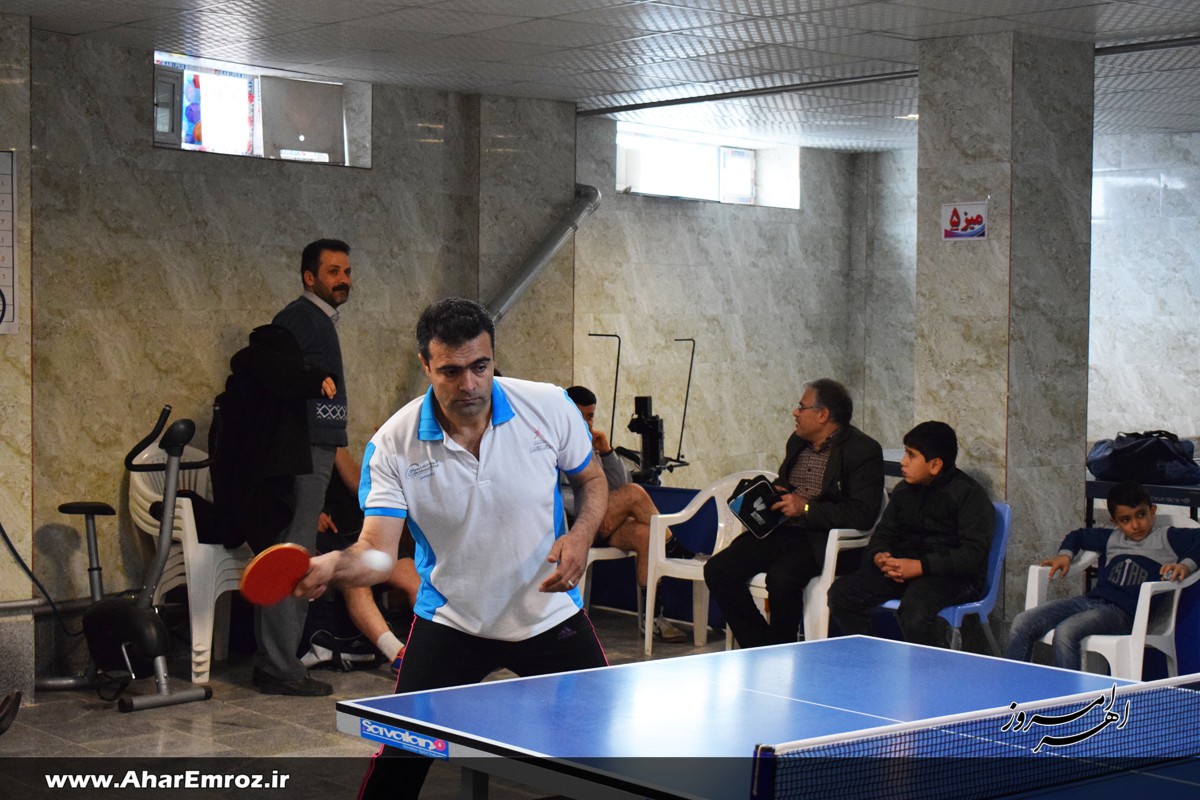 مسابقات آزاد شهرستانی تنیس روی میز در اهر برگزار شد