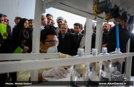 تصویری/ افتتاح خط تولید تینر سبز و بدون بو در دانشگاه آزاد اسلامی واحد اهر