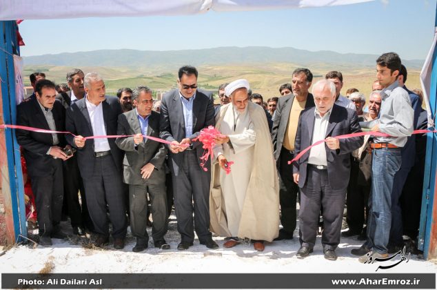 تصویری/ افتتاح مرغداری گوشتی ۲۰ هزار قطعه‌ای عبادپور در روستای اشدلق اهر