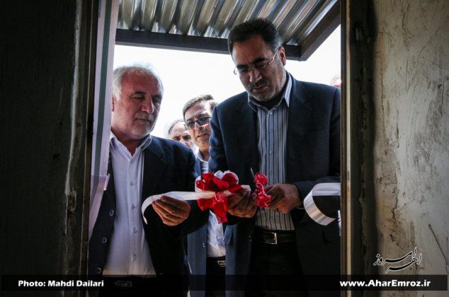 تصویری/ افتتاح طرح آبیاری قطره ای در روستای کرداحمد اهر