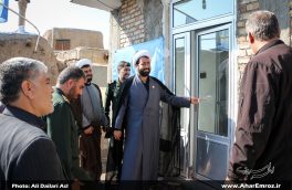 تصویری/ آیین افتتاح سه واحد خانه محروم در روستای سرقین شهرستان اهر