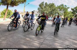 برگزاری برنامه های موثر سبب گرایش شهروندان اهری به دوچرخه سواری شده داست