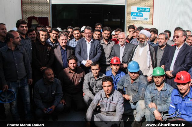 تصویری/ مراسم افتتاحیه رسمی کارخانه کنسانتره معدن مس انجرد شهرستان اهر توسط وزیر صمت