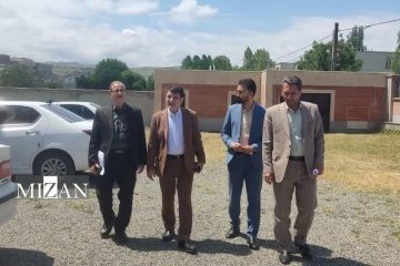 بازدید رئیس کل دادگستری آذربایجان شرقی از حوزه قضایی هوراند و بخش‌آبش احمد