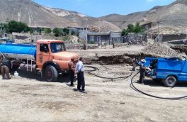 اعزام اکیپ‌های بهره‌برداری به مناطق سیل‌زده شهرستان اهر / خسارت به تأسیسات آب روستای ساری‌سولی