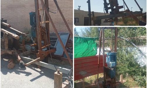 توقیف دستگاه حفاری غیرمجاز در حال حفر چاه فاقد مجوز قانونی در اراضی روستای گرنگاه