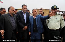 تصویری/ بازدید فرماندار و جمعی از مسئولین از میدان دواب اهر
