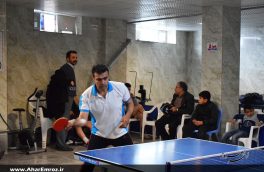 مسابقات آزاد شهرستانی تنیس روی میز در اهر برگزار شد
