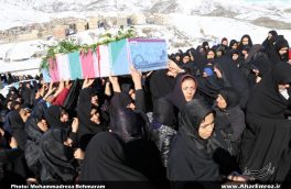 پیکر ۲ شهید گمنام در شهرستان هوراند تشییع و تدفین شد