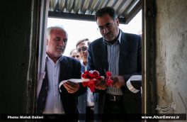 تصویری/ افتتاح طرح آبیاری قطره ای در روستای کرداحمد اهر