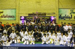 تصویری/ مسابقات قهرمانی سبک کیوکوشین کاراته ماتسوشیما آذربایجان شرقی در اهر