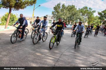 برگزاری برنامه های موثر سبب گرایش شهروندان اهری به دوچرخه سواری شده داست