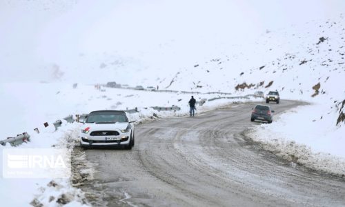 کولاک برف و کاهش دما در مناطق کوهستانی آذربایجان شرقی