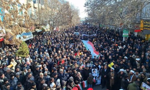 راه‌پیمایی حماسی‌ و باشکوه‌ ۲۲ بهمن‌ماه در شهرستان اهر