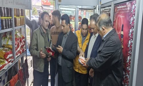 بازدید مشترک از مراکز عرضه فرآورده‌های خام دامی در شهرستان اهر