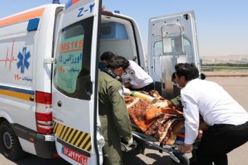 واژگونی مینی‌بوس در جاده کلیبر – اهر با ۱۷ مصدوم