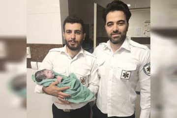 زایمان موفق در آمبولانس اورژانس ۱۱۵ در مسیر جاده اهر – کلیبر