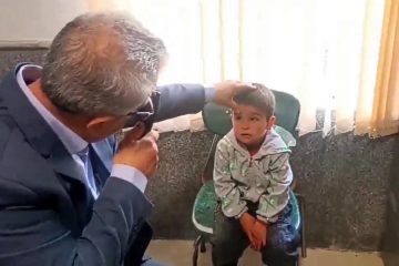 طرح غربالگری بینایی‌سنجی کودکان در هوراند پایان یافت