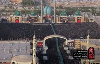 بدرقه پیکر قائد شهید در قم با حضور انبوه عاشقان و سوگواران