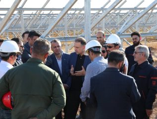فاز نخست نیروگاه خورشیدی هریس در مسیر اتصال به شبکه سراسری