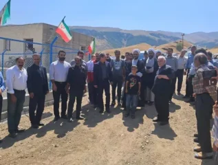مخزن ذخیره آب و اصلاح شبکه توزیع روستای افیل اهر به بهره برداری رسید