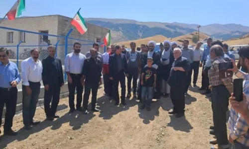 مخزن ذخیره آب و اصلاح شبکه توزیع روستای افیل اهر به بهره برداری رسید